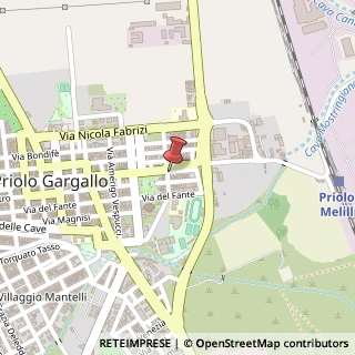 Mappa Via A. Volta, 2, 96010 Priolo Gargallo, Siracusa (Sicilia)