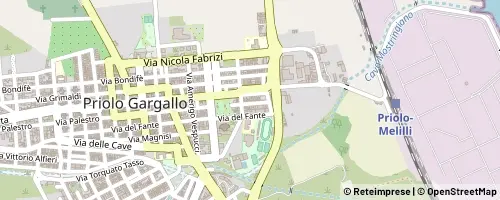 Mappa Priolo Gargallo