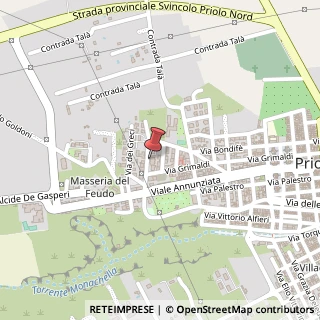 Mappa Via Gabriele D'Annunzio, 5, 96010 Priolo Gargallo, Siracusa (Sicilia)