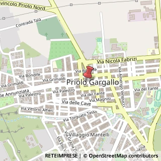 Mappa Via dei Castel Lentini, 153, 96010 Priolo Gargallo, Siracusa (Sicilia)