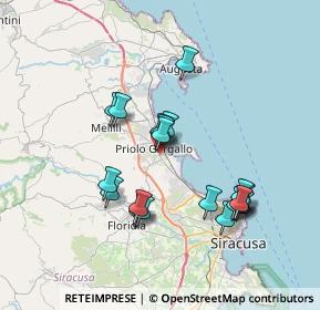 Mappa Traversa di Via Taranto, 96010 Priolo Gargallo SR, Italia (7.528)