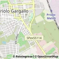 Map Priolo Gargallo