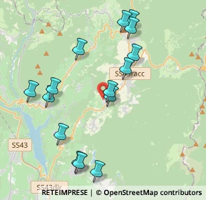 Mappa Via della Palustella, 38010 Romeno TN, Italia (4.09667)