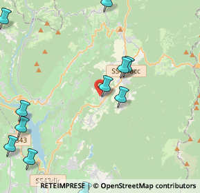 Mappa Via della Palustella, 38010 Romeno TN, Italia (5.44)