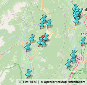 Mappa Via della Palustella, 38010 Romeno TN, Italia (9.205)