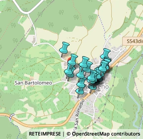 Mappa Via della Palustella, 38010 Romeno TN, Italia (0.31481)