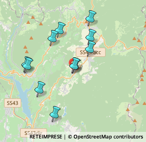 Mappa Via della Ciarbonara, 38010 Romeno TN, Italia (3.49545)