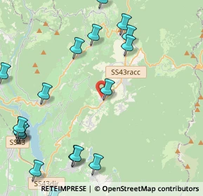 Mappa Via della Ciarbonara, 38010 Romeno TN, Italia (6.0605)