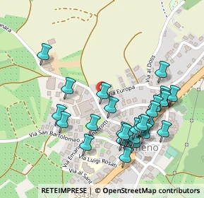 Mappa Via della Ciarbonara, 38010 Romeno TN, Italia (0.25357)