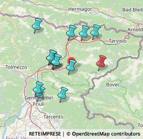 Mappa 33010 Chiusaforte UD, Italia (12.41)