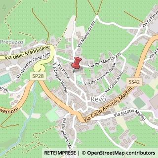 Mappa Via Fabio Filzi, 17, 38028 Revò, Trento (Trentino-Alto Adige)