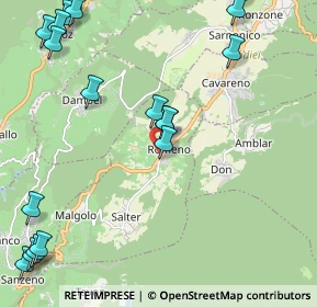 Mappa Via Monsignor Luigi Rosati, 38010 Romeno TN, Italia (2.94474)