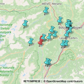 Mappa Via dei Conti Arsio, 38028 Revò TN, Italia (16.4255)
