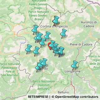 Mappa Via Monte Civetta, 32012 Val di Zoldo BL, Italia (11.05684)