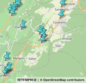 Mappa Via 4 Novembre, 38010 Romeno TN, Italia (3.01053)