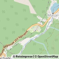 Mapa Rocca Pietore