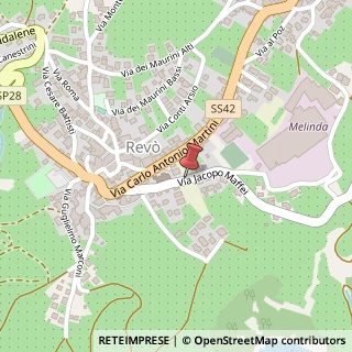 Mappa Via J. Maffei, 38028 Rev? TN, Italia, 38028 Revò, Trento (Trentino-Alto Adige)