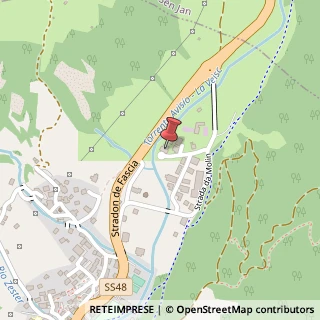 Mappa Strada da Molin, 31, 38030 Soraga, Trento (Trentino-Alto Adige)