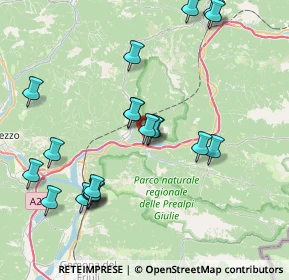 Mappa Unnamed Road, 33010 Resiutta UD, Italia (8.219)