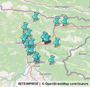 Mappa Unnamed Road, 33010 Resiutta UD, Italia (10.825)