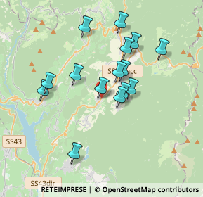 Mappa Via Mario Zucali, 38010 Romeno TN, Italia (3.152)