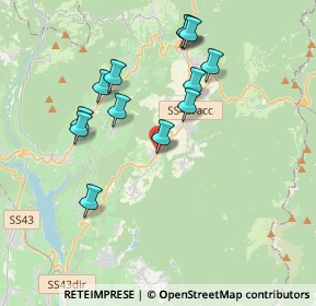 Mappa Via Mario Zucali, 38010 Romeno TN, Italia (3.59308)