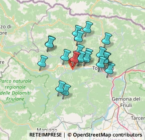 Mappa Priuso di Socchieve, 33020 Socchieve UD, Italia (10.2695)