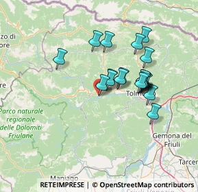 Mappa Priuso di Socchieve, 33020 Socchieve UD, Italia (11.6545)