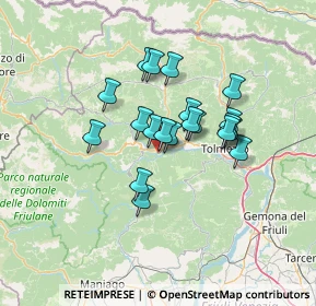 Mappa Priuso di Socchieve, 33020 Socchieve UD, Italia (9.9755)