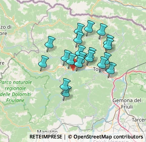 Mappa Priuso di Socchieve, 33020 Socchieve UD, Italia (10.2125)