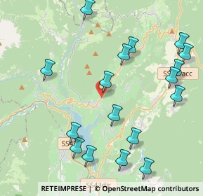 Mappa Via XXV Aprile, 38028 Romallo TN, Italia (4.72941)