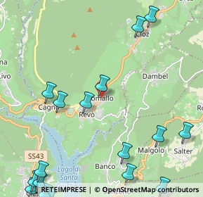 Mappa Via XXV Aprile, 38028 Romallo TN, Italia (3.391)