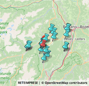 Mappa Via XXV Aprile, 38028 Romallo TN, Italia (9.8005)