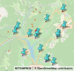 Mappa Via F. Filzi, 38028 Romallo TN, Italia (4.24533)