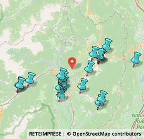 Mappa Via F. Filzi, 38028 Romallo TN, Italia (7.5435)