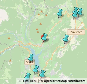 Mappa Romallo, 38028 Romallo TN, Italia (5.70545)