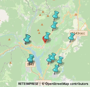 Mappa Via Pineta, 38028 Romallo TN, Italia (3.64417)