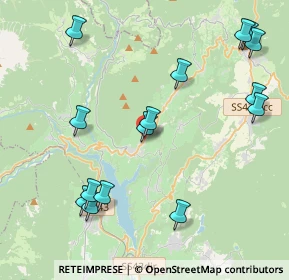 Mappa Via Pineta, 38028 Romallo TN, Italia (4.708)