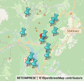 Mappa Romallo, 38028 Romallo TN, Italia (3.3525)