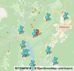 Mappa Via Pineta, 38028 Romallo TN, Italia (5.35333)