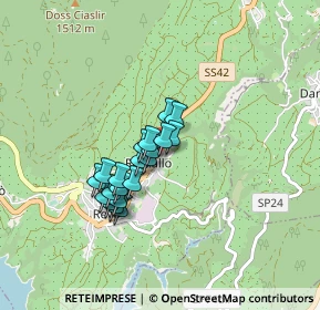 Mappa Romallo, 38028 Romallo TN, Italia (0.596)