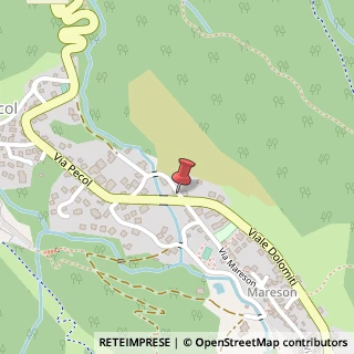 Mappa Via Pecol, 1, 32010 Zoldo Alto, Belluno (Veneto)