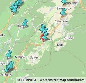 Mappa Via al Sant, 38010 Romeno TN, Italia (2.98263)