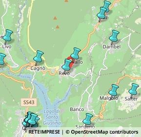 Mappa Via Camel, 38028 Romallo TN, Italia (3.262)