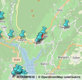 Mappa Via Camel, 38028 Romallo TN, Italia (3.097)