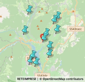 Mappa Via Camel, 38028 Romallo TN, Italia (3.30333)