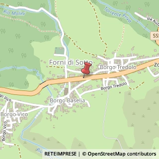 Mappa Zona Industriale Artigianale, 33020 Forni di Sotto UD, Italia, 33020 Forni di Sotto, Udine (Friuli-Venezia Giulia)