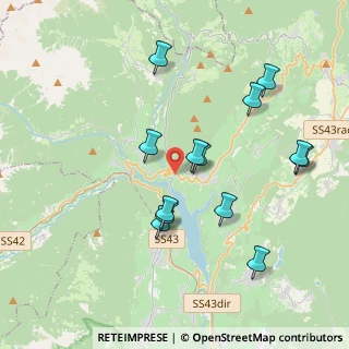 Mappa 38028 Cagnò TN, Italia (3.73923)