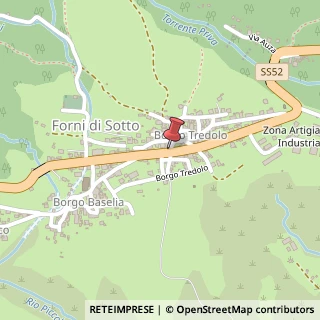 Mappa Borgo Tredolo, 158, 33020 Forni di Sotto, Udine (Friuli-Venezia Giulia)