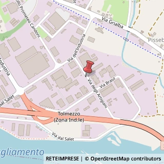Mappa Via degli Artigiani, 8, 33028 Tolmezzo, Udine (Friuli-Venezia Giulia)